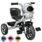 Triciclo para Ni&ntilde;os Astronauta con Luz Sonido Ruedas de Eva y Canasta Trasera Apto a partir de 2 A&ntilde;os Soporta hasta 20 kg - Gris