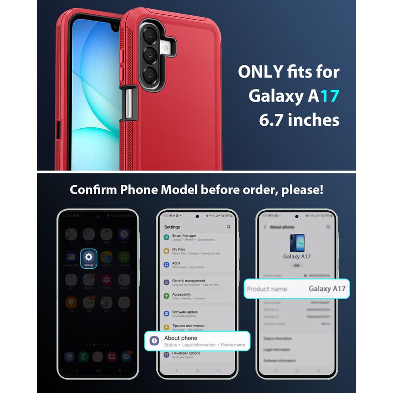 Funda Jelanry para Samsung Galaxy A17 5G Resist... image number null