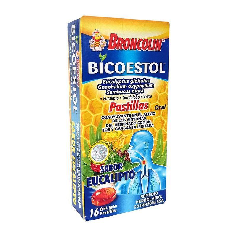 Broncolin Eucalipto16 Pastillas image number null