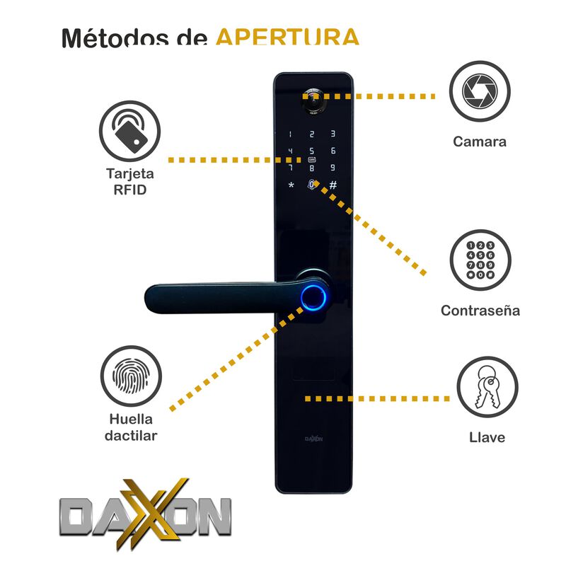 Cerradura Electrónica Wi-Fi chapa Inteligente M... image number null