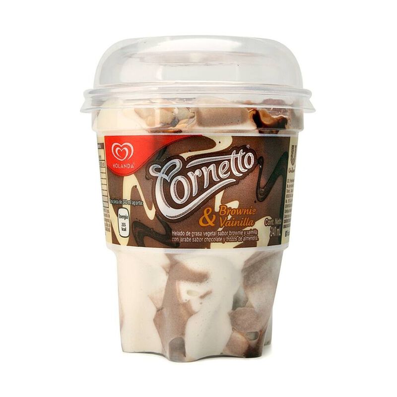 Copa Cornetto Brownie Vain Holanda 190g image number null