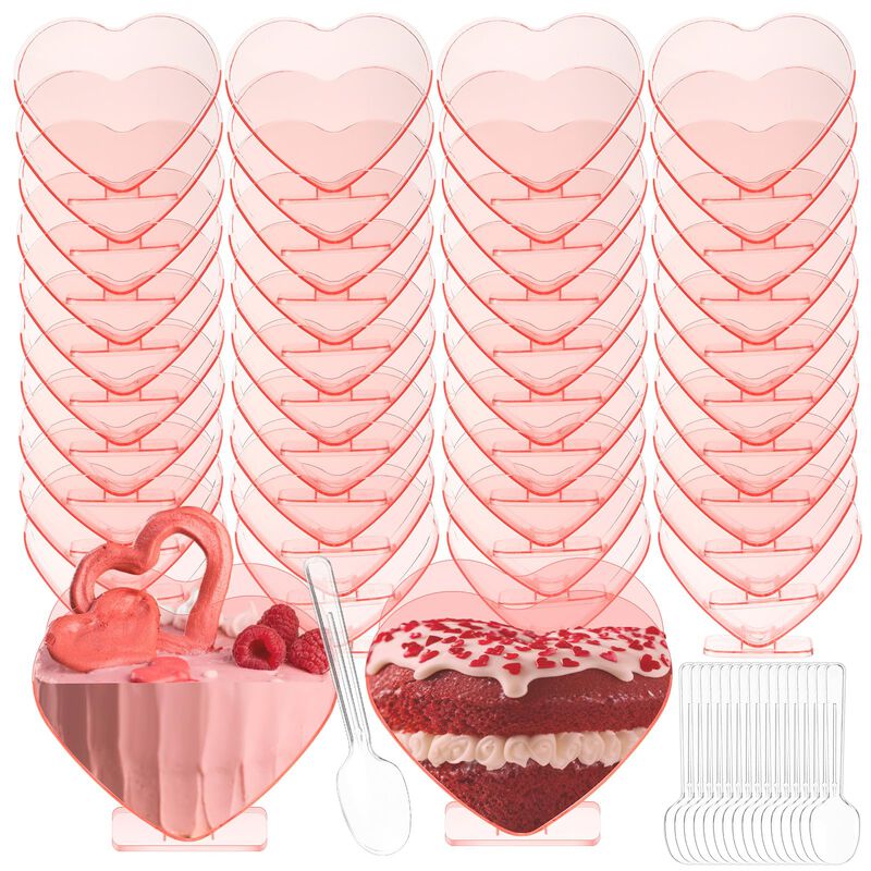 Tazas de Postre Ziliny 80ml, Juego de 40 con Cu... image number null