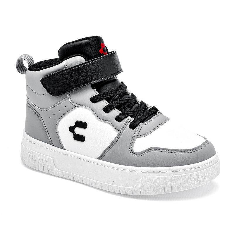 Charly tenis para ni&ntilde;o  blanco gris cod 139679-... image number null