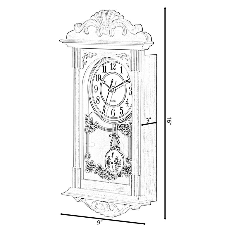Reloj De Pared Clockswise Vintage Grandfather C... image number null