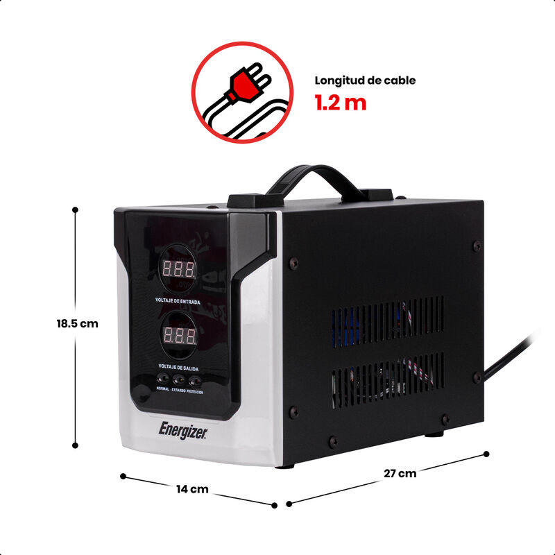 ENERGIZER Regulador de Voltaje  con Display Dig... image number null