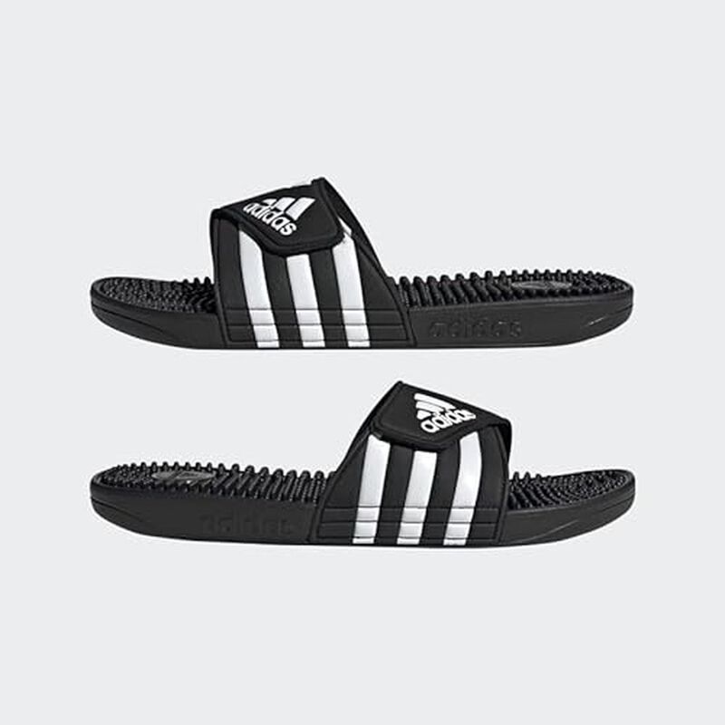 Adidas Adissage Slides, Negro/blanco, M9 / W10 image number null