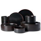 Juego de Vajilla Famiware Negra Mate 18 Piezas