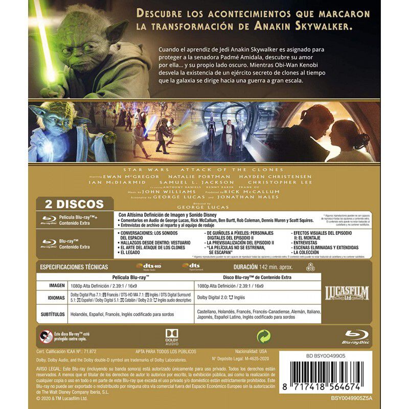 Star Wars Ep II. El ataque de los clones (Edici... image number null