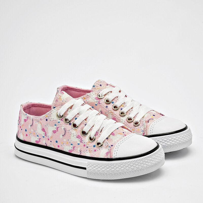 Nazzcar Tenis urbano para ni&ntilde;a. Rosa multicolor image number null