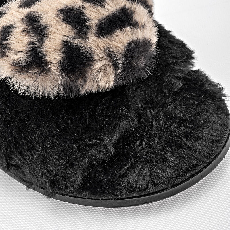 Arra pantufla para mujer negro beige cod 140207... image number null