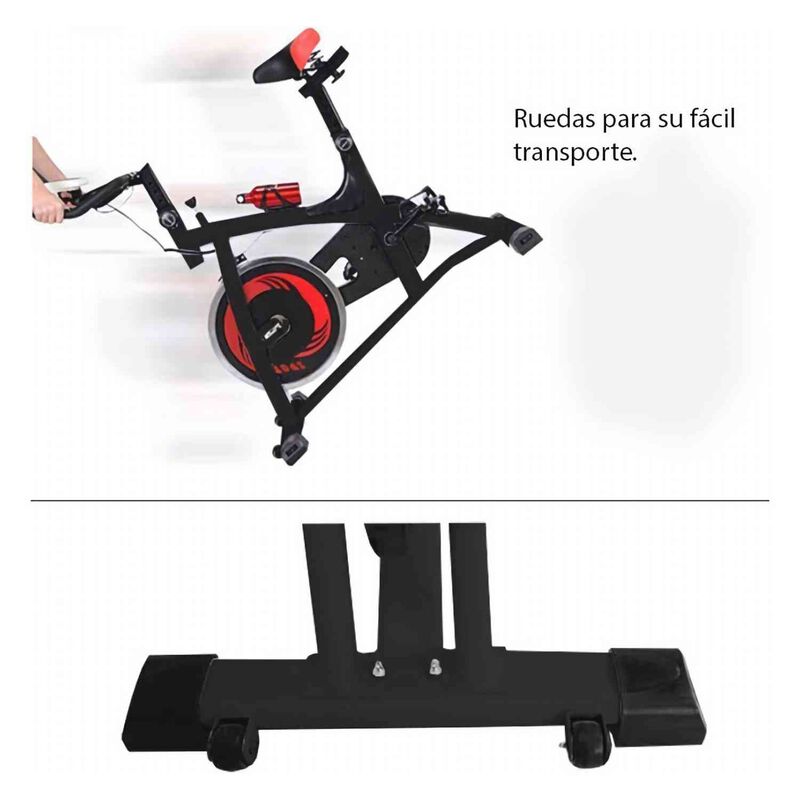 Bicicleta Spinning Fija 6kg Hogar Fitness Cardi... image number null