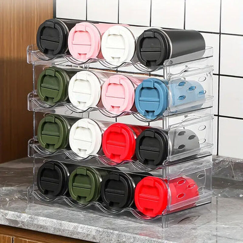 Porta botellas Brandtrendy de plástico 4 nivele... image number null