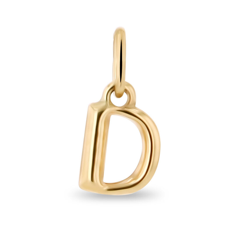 Dije De Oro Amarillo De 10K (Letra D) Sin Caden... image number null
