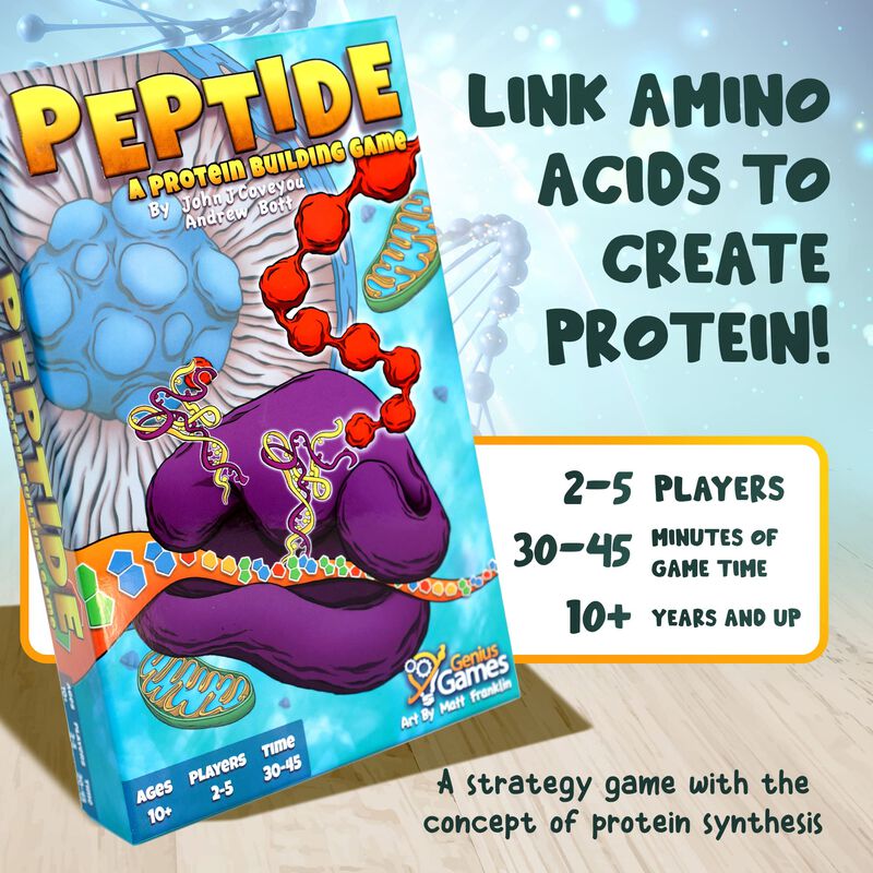 Juego De Cartas Genius Games Peptide: Un Juego ... image number null