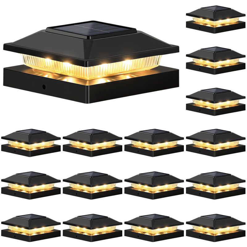 Luces De Tapa Para Poste Brightever Pack De 16,... image number null