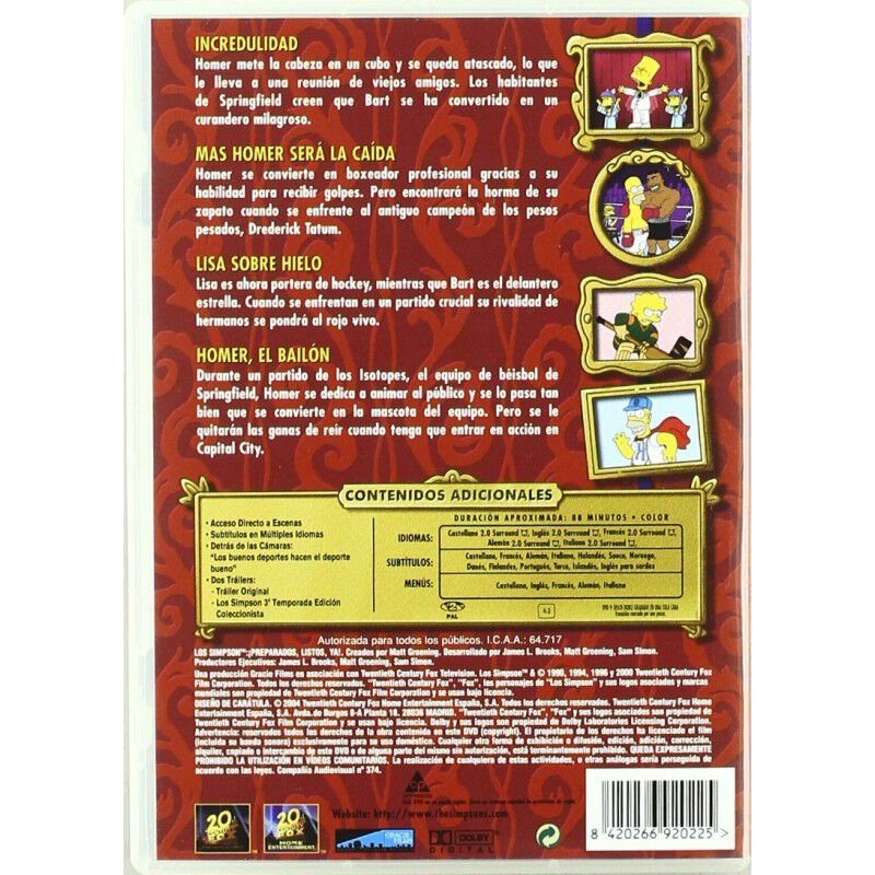Los Simpson: &iexcl;Preparados, listos, ya! [DVD] image number null