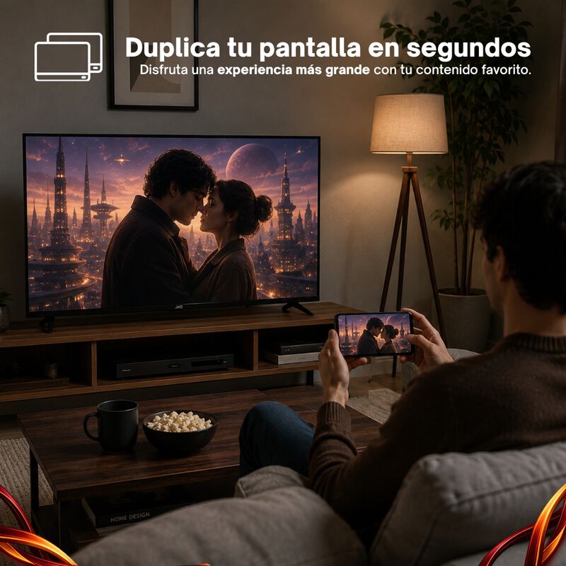 Pantalla Jvc Smart Tv 24 Pulgadas Hd Led Roku T... image number null