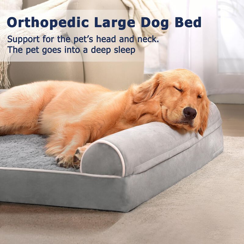 Cama Ortop&eacute;dica Grande Para Perros Western Home... image number null