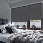 Persiana Enrollable Blackout Roll-up Grafito 160cmx180cm