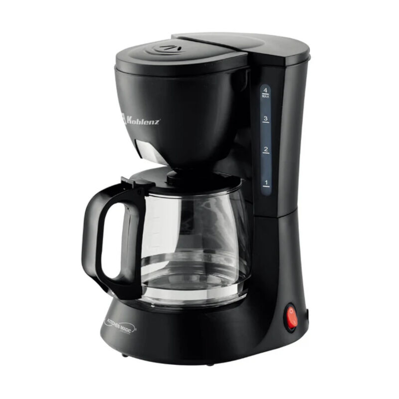 Cafetera 4 Tazas KOBLENZ CKM-204 N 600 W image number null