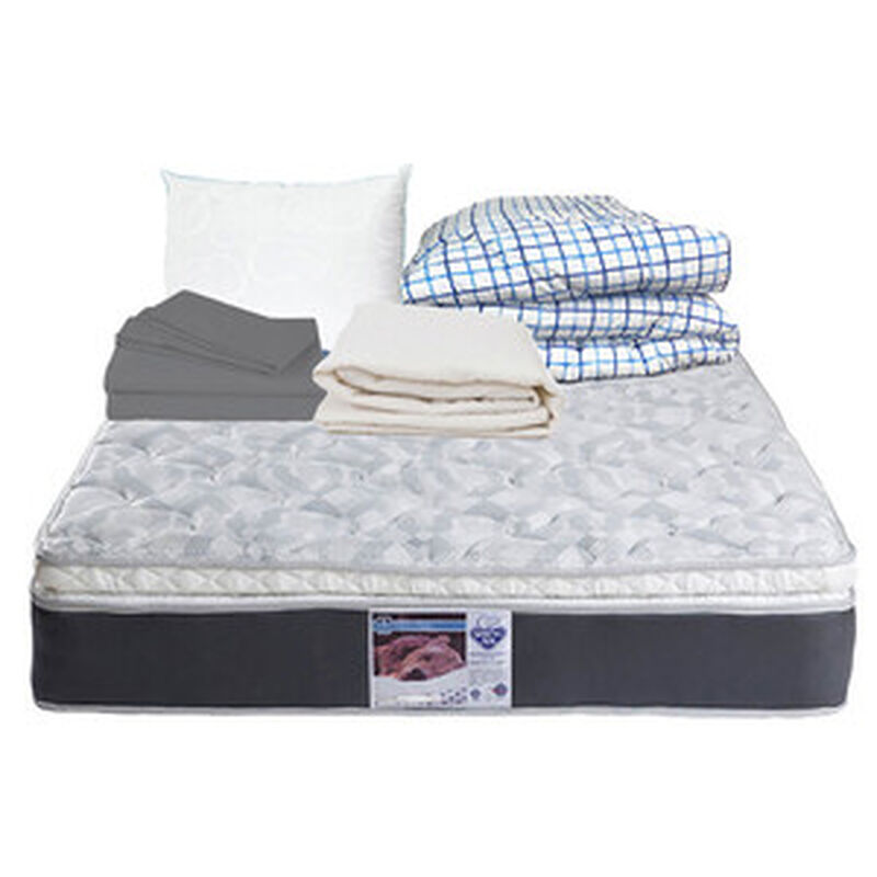 Colchón Matrimonial Spring Air Marte + Almohada... image number null