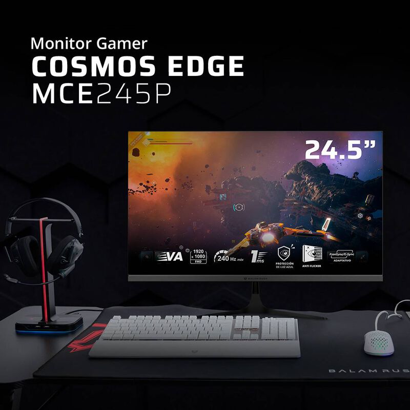 Monitores Gaming Balam Rush Cosmos Edge Mce245p image number null