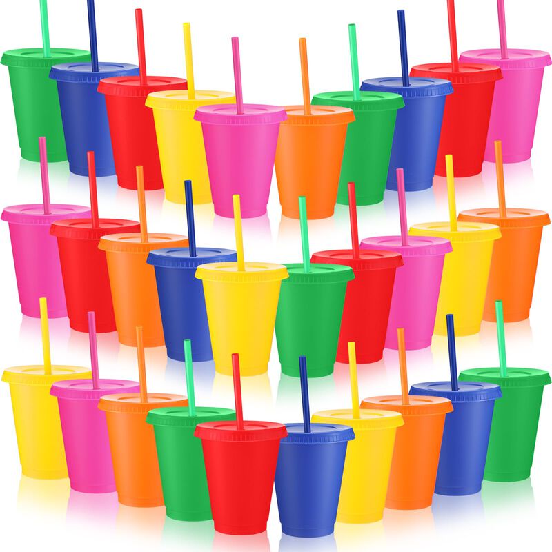 Vasos Reutilizables De Pl&aacute;stico Sieral 30 Unida... image number null
