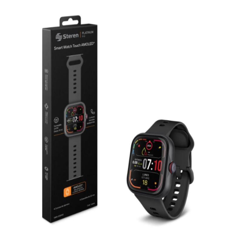 Smart Watch Bluetooth* Touch AMOLED*, 1.85&rdquo;, 3 ... image number null