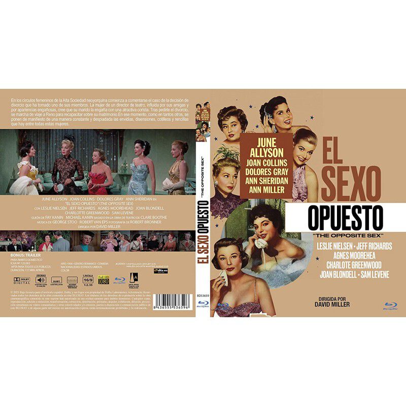 El Sexo Opuesto Bd 1956 The Opposite Sex [blu-r... image number null