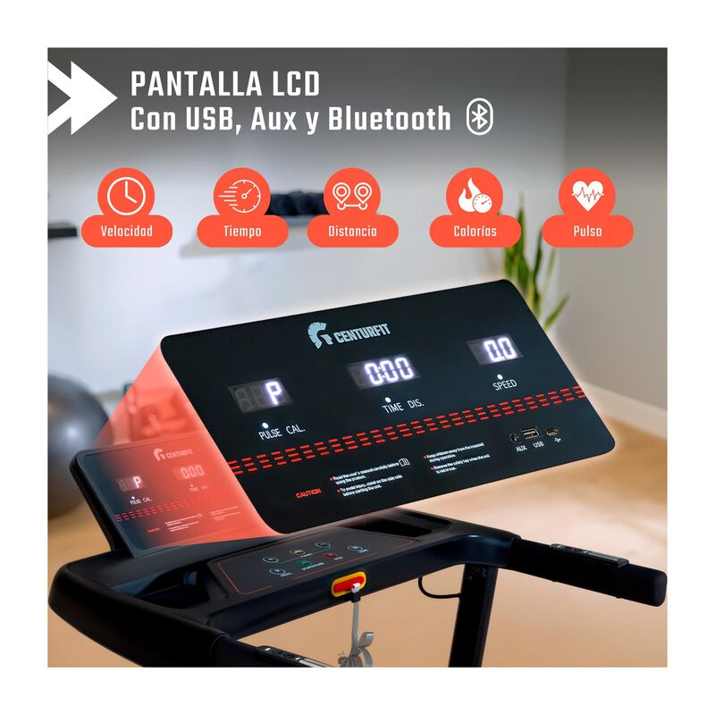 Caminadora Electrica 2.75hp 14m/h Plegable App ... image number null