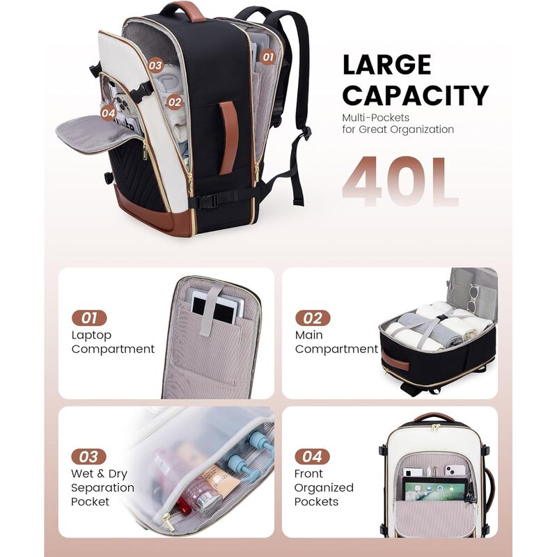 Mochila Lovevook 40L 17" Impermeable para Lapto... image number null