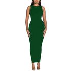 Vestido Sumche Largo Bodycon Verde Esmeralda XXL