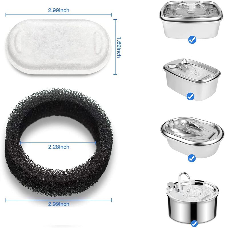 Paquete De 10 Filtros Para Fuentes De Agua Cat ... image number null