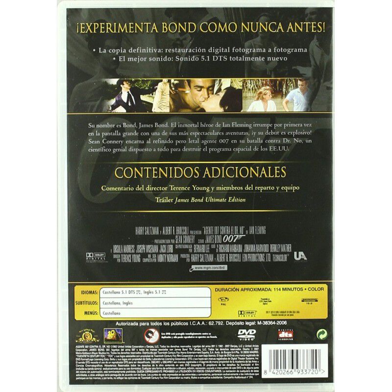 Agente 007 Contra Dr. No  [dvd] image number null