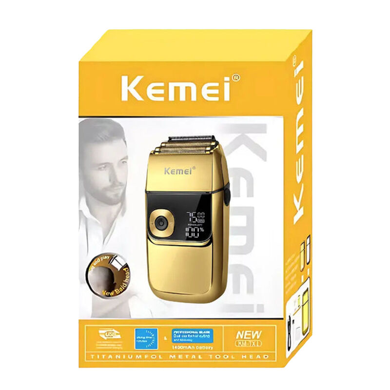 Afeitadora El&eacute;ctrica 2 En 1 Recargable Kemei Km... image number null