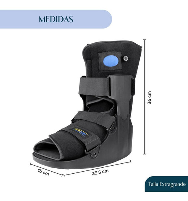Bota Ferula Baja Neum&aacute;tica Walker InM&oacute;vilizador... image number null