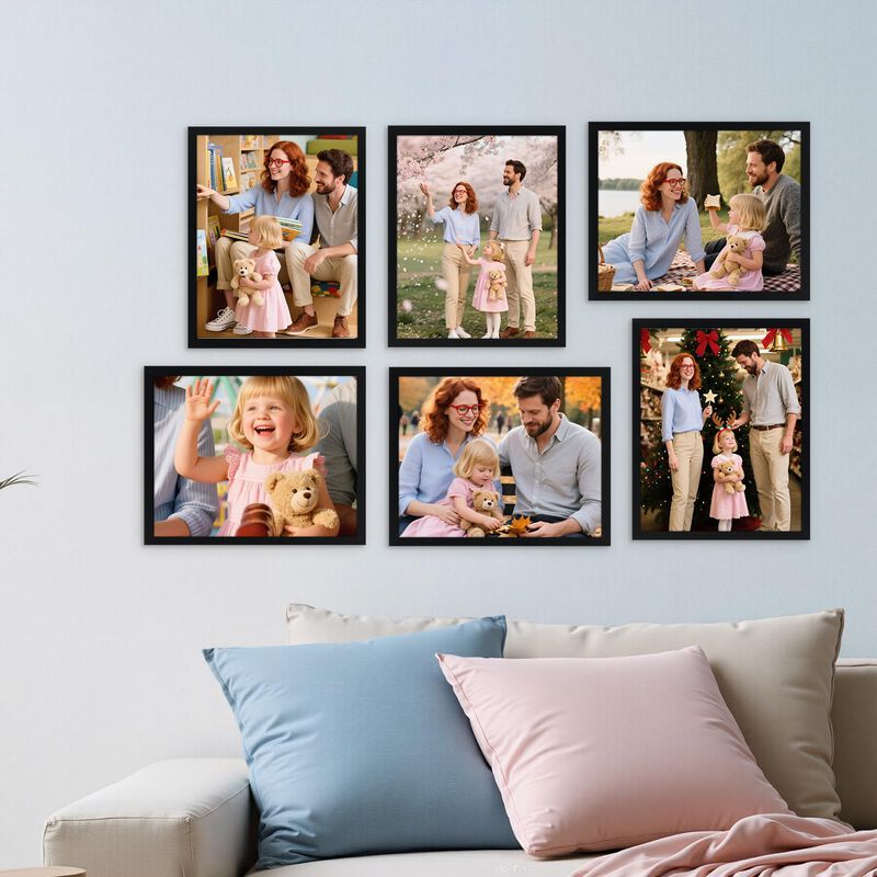 Marco De Fotos Giftgarden Negro 22 &times; 28 cm &ndash; Pa... image number null