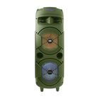 Bafle Amplificado Fussion PBS-2X8004GR 2X8" Bazooka 40,000W Verde