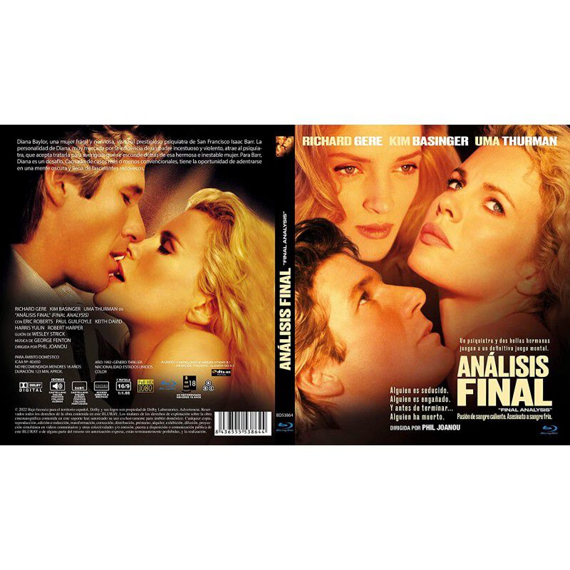 An&aacute;lisis Final [blu-ray] (1992) Final Analysis image number null