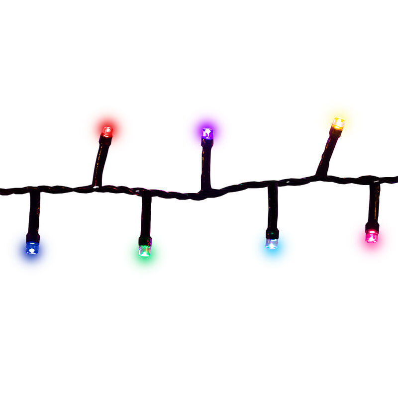 Serie LED Multicolor 1000 focos Cable Verde Fun... image number null