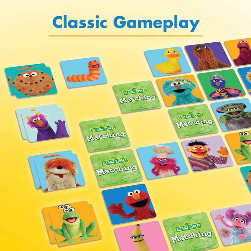 Juego De Memoria Wonder Forge Sesame Street Mat... image number null