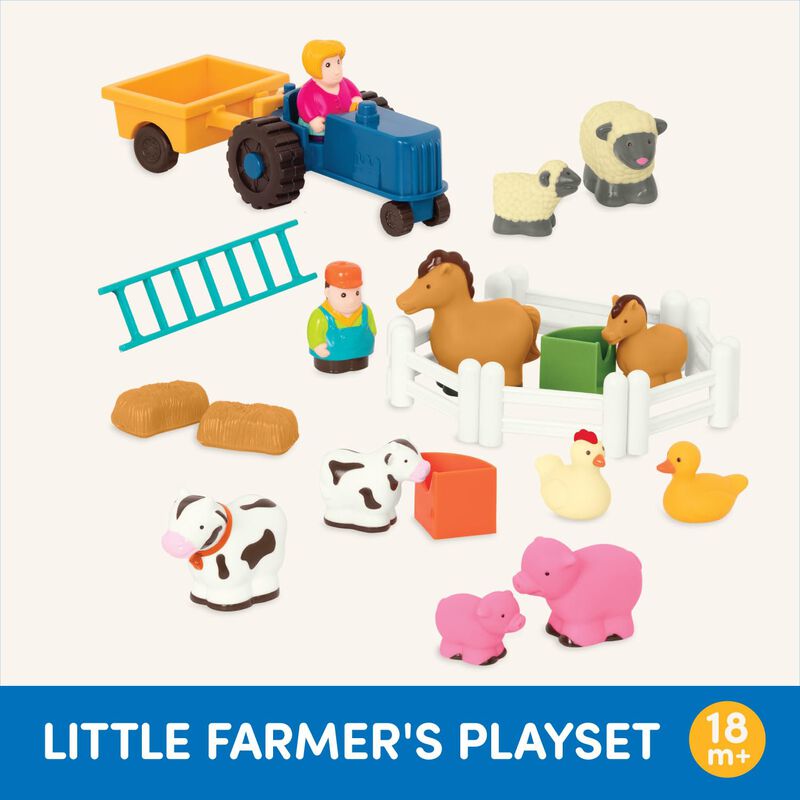 Set De Juego Farm Animal Battat Con 25 Animales... image number null