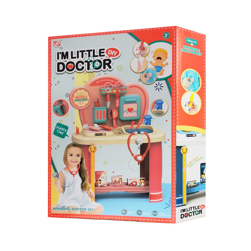 Juguete Set De Doctor Grande Little Doctor Rosa image number null