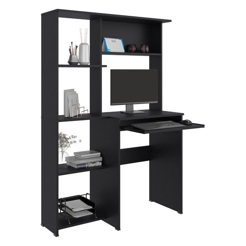 Escritorio Librero Alden Wengue Virtual Muebles image number null