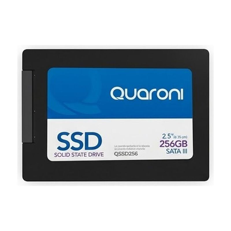 Ssd Quaroni Qssd256m 256gb Sata3 6gb/s 7mm Negr... image number null