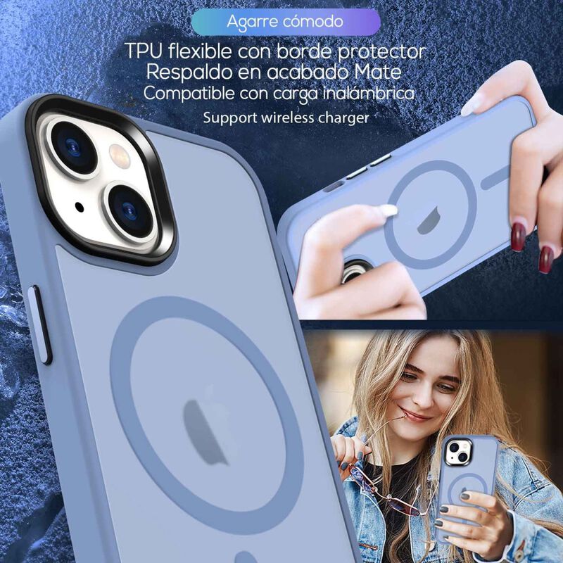 Funda Tekku Matte Style Mag Para Iphone 15 Plus... image number null