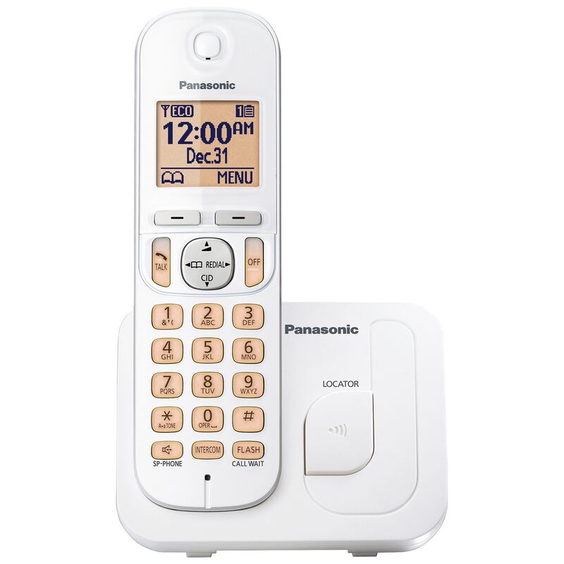 Tel&eacute;fono Inal&aacute;mbrico Panasonic Kx-tgc200w, Pant... image number null