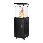 Hoguera Fogata Mesa Calentador Gas Propano 1.4m C/ Cristal Jardimex