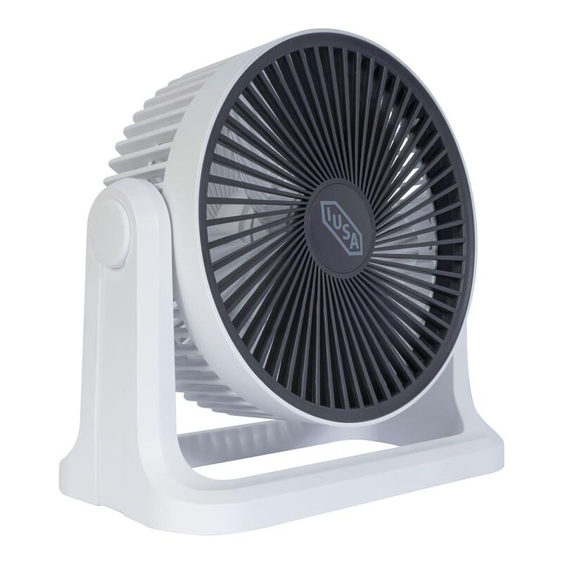 Ventilador personal recargable, 8", blanco, IUS... image number null