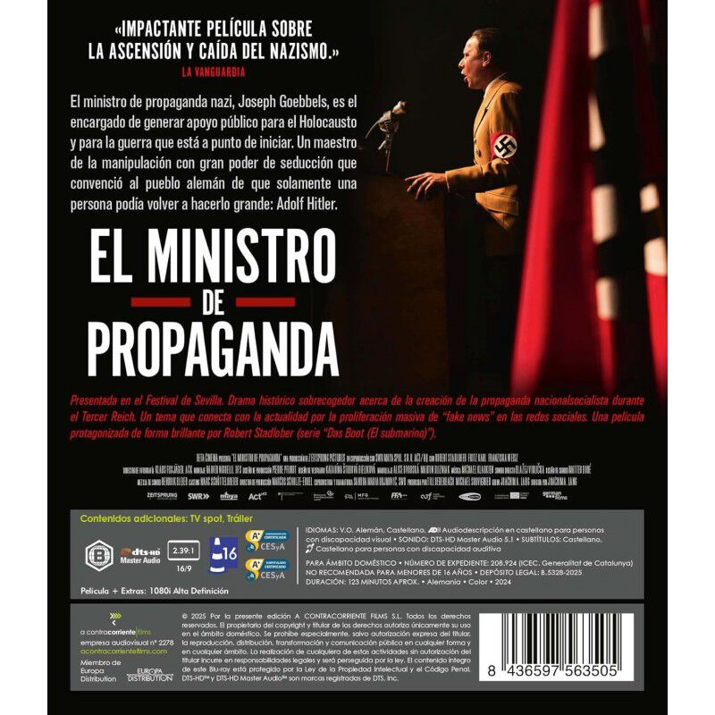 El Ministro de Propaganda [Blu-ray] (2024) F&uuml;hr... image number null